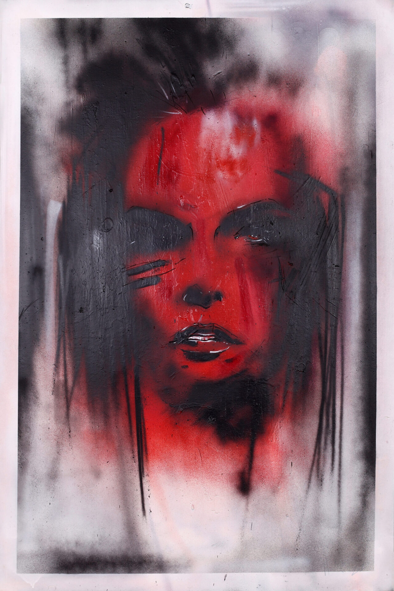 DIRTY, 2022,mixed media on canvas, 100x150
