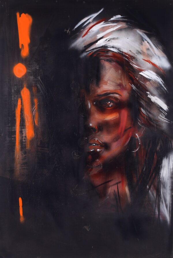NFT: UNTITLED 2022, mixed media on canvas, 100x150